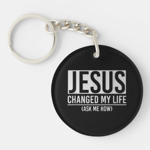 Llavero Jesús Cambió Mi Vida Pregúntame Cómo Jesús