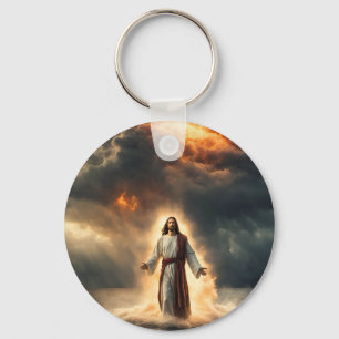 Llavero Jesús caminando sobre el agua