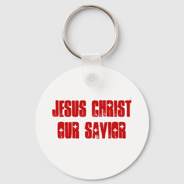 LLAVERO JESUS CHRIST OUR SAVIOR KEYCHAIN (Anverso)