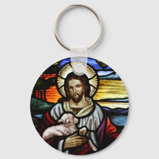 Llavero Jesús como el Buen Pastor
