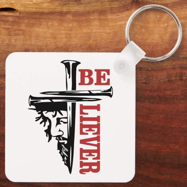 Llavero Jesus Cross Nail Design – Powerful Christian (Reverso )