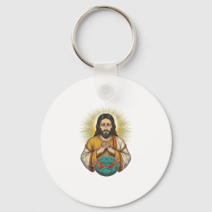 Llavero Jesús decepcionado Bola de ejercicio desinflada Fr