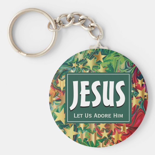 Llavero JESÚS Déjanos Adorarle Navidades (Frente)