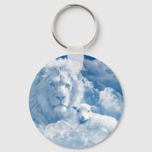 LLAVERO JESÚS EL LAMB Y JESÚS EL LEÓN