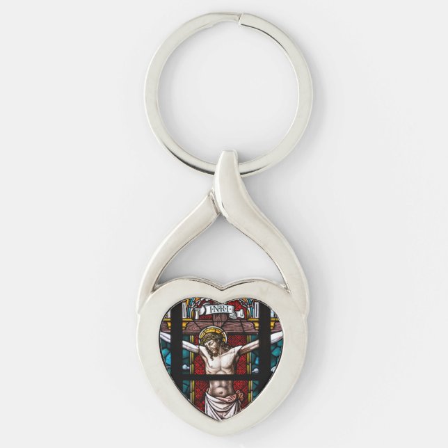 Llavero Jesús en la cruz (Anverso)