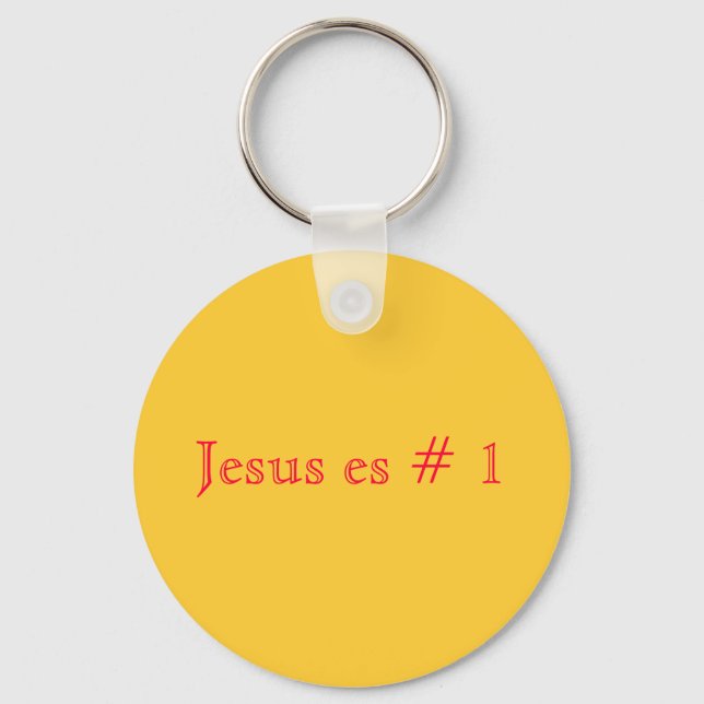 Llavero Jesus es # 1 (Anverso)
