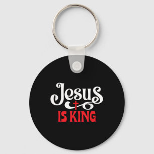 Llavero Jesús es el Rey Ama a Jesús Navidad Cristiana _1