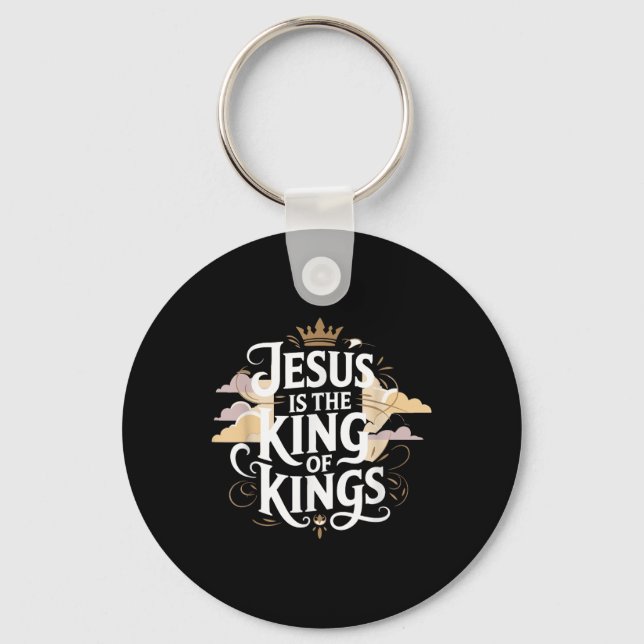Llavero Jesús Es El Rey De Los Reyes (Anverso)