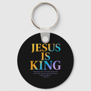 Llavero Jesús es el Rey Jesús Juan 14_6 Disfraces cristian