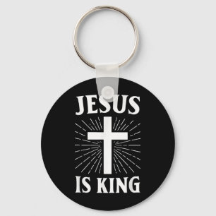 Llavero Jesús Es La Cruz De La Fe Cristiana Del Rey