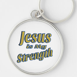 Llavero Jesús Es Mi Oro De Fuerza