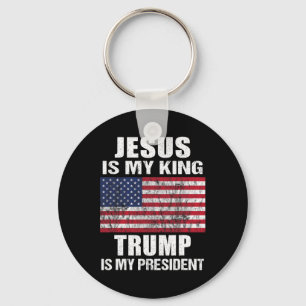 Llavero Jesús Es Mi Rey Trump Es Mi Presidente