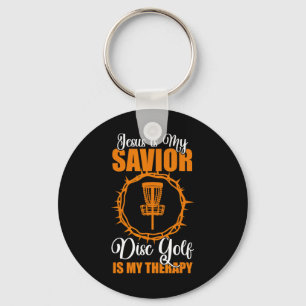 Llavero Jesús Es Mi Salvador Disc Golf Terapia Disco de Go