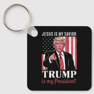 Llavero Jesús Es Mi Salvador Trump Es Mi Elección Presiden
