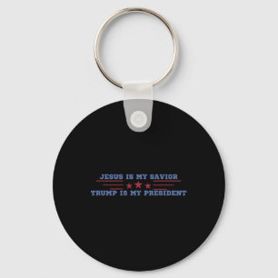 Llavero Jesús es mi salvador Trump es mi presidente
