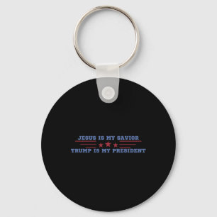 Llavero Jesús es mi salvador Trump es mi presidente