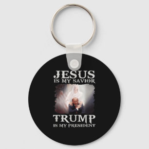 Llavero Jesús Es Mi Salvador Trump Es Mi Presidente