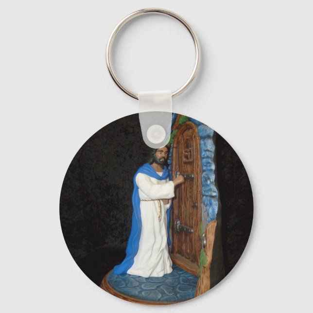 Llavero Jesús Llamando A La Puerta (Anverso)
