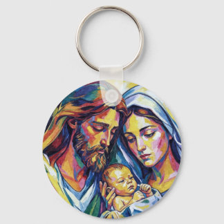 Llavero Jésus Marie et Joseph