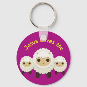 Llavero Jesús Me Ama A Través De La Cadena De Corderos De 