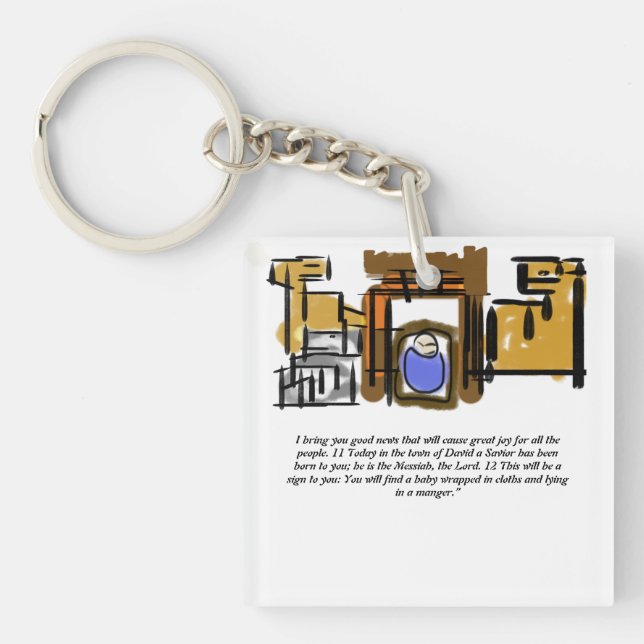 Llavero Jesús nació (Frente)