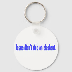 Llavero Jesús No Monta Elefante Calcomanía