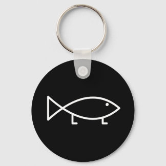 Llavero Jesús Pescado con Piernas - Keychain