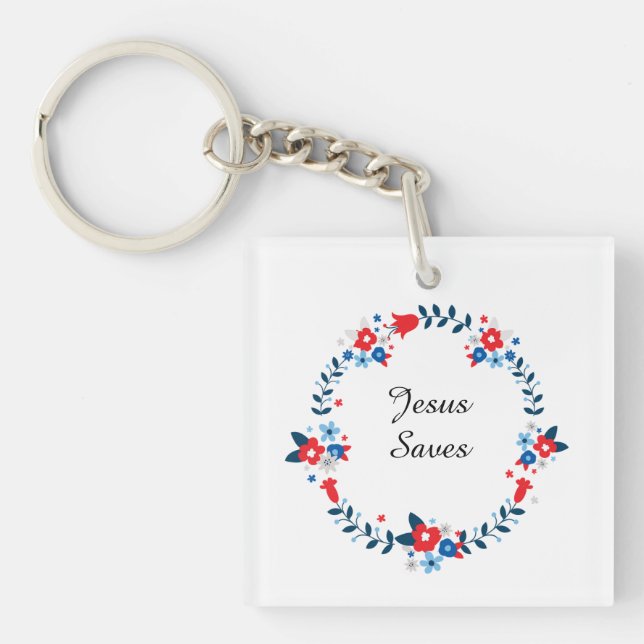 Llavero Jesús salva (Frente)