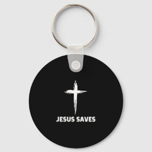 Llavero Jesús salva cruz pequeña fe enorme 3 Cristo