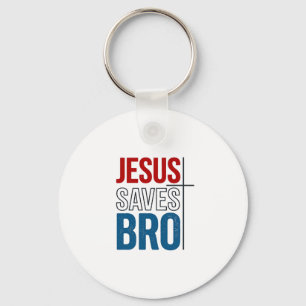 Llavero Jesús salva diseño de tipografía cristiana para ca