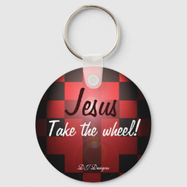 Llavero Jesus Take the Wheel Keychain