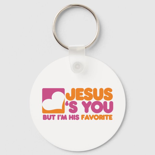Llavero Jesús te ama (Anverso)