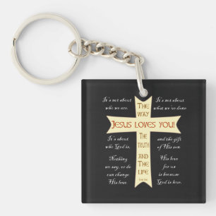 Llavero Jesús te ama