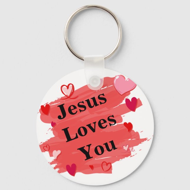 Llavero Jesús te ama (Anverso)