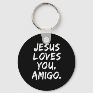 Llavero Jesús te ama amigo creyente cristiano fe Dios