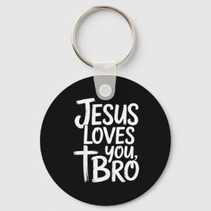 Llavero Jesús te ama hermano Cristiano Religioso 
