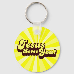 Llavero Jesús Te Ama Keychain