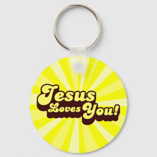 Llavero Jesús Te Ama Keychain