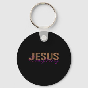 Llavero Jesús Todo Cristiano cruza la Biblia de Dios R