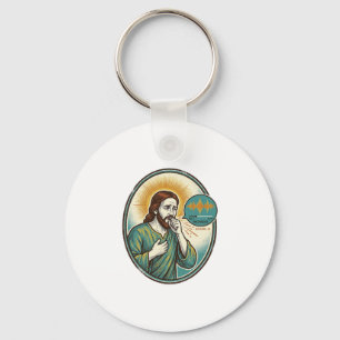 Llavero Jesús tosiendo en medio de un mensaje de audio de
