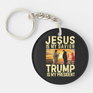 Llavero Jesús Trump - Jesús Es Mi Señor Salvador