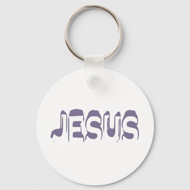 Llavero Jesus Violet (Anverso)