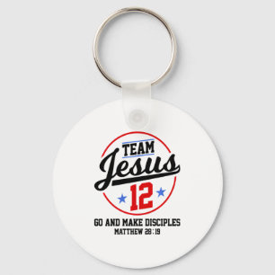 Llavero Jesús Y Equipo De Béisbol Jesús Cristiano Mateo 28