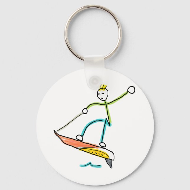 Llavero Jetboard Stickman (Anverso)
