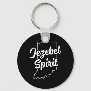 Llavero Jezebel Spirit Funny Indiana Orgullo Punto Azul En