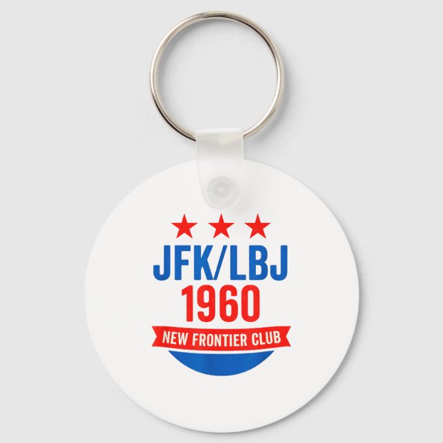 Llavero Jfk Lbj 1960 New Frontier John F Kennedy Campaign  (Anverso)