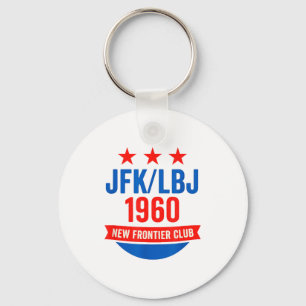 Llavero Jfk Lbj 1960 Nueva Frontera Campaña de John F Kenn