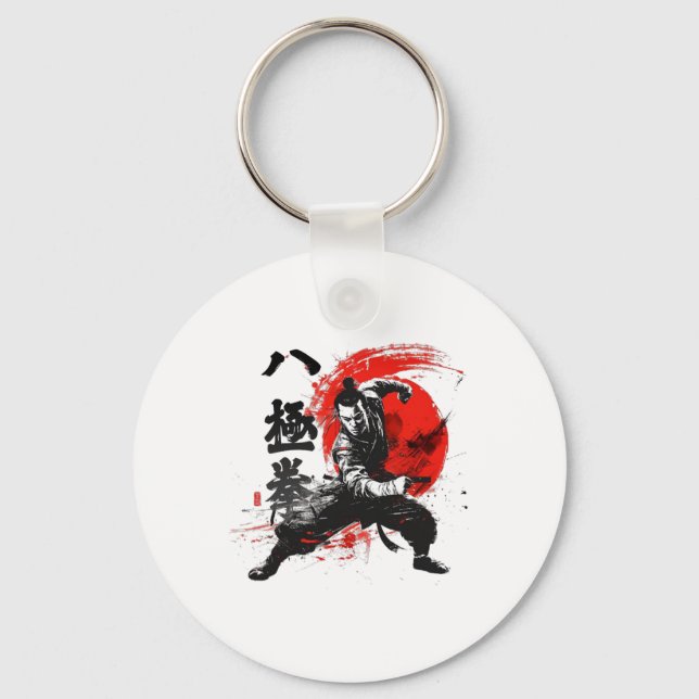 Llavero Ji Quan Open Gate Eight Extremities Boxing Kung Fu (Anverso)