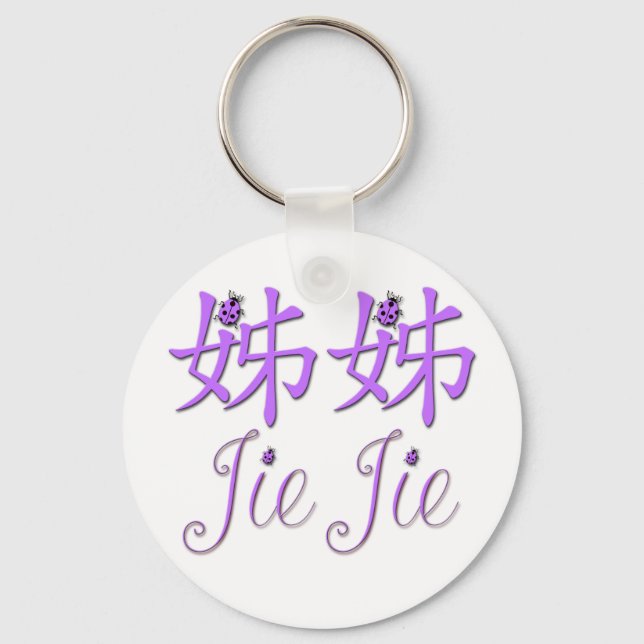 Llavero Jie Jie (Gran Hermana) Keychain chino (Anverso)