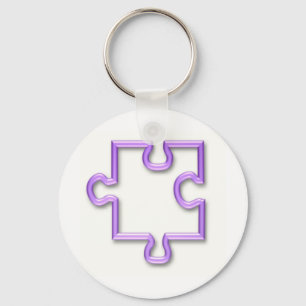 Llavero Jigsaw Cutout Keychain